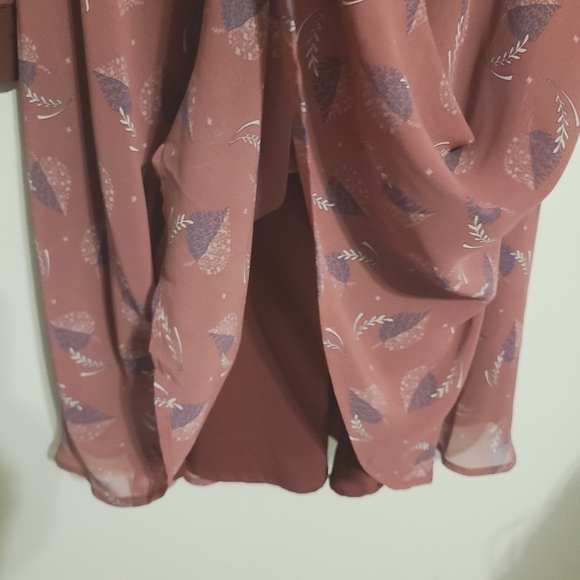 Modcloth | Women's Just My Typist Long Sleeve Sheer Shirtdress (Size XS) - Picture 12 of 16